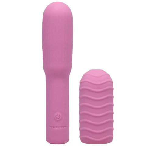 Doc Johnson Pocket Rocket Elite Mini Model Silikonowy 10cm Rożowy
