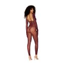 Dreamgirl Bodystocking panterka + shrug uniwersalny siateczkowy