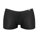 Male Power Seamless Sleek S szorty męskie z niskim stanem czarne