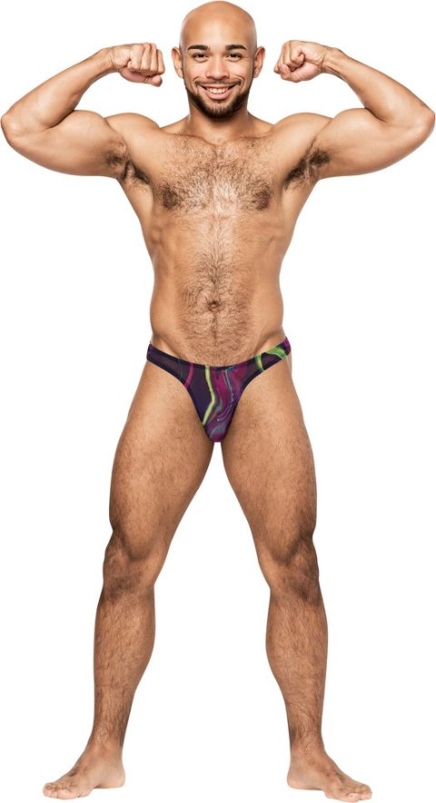 Male Power Galactic LXL Stringi męskie z wąskim fasonem czarne