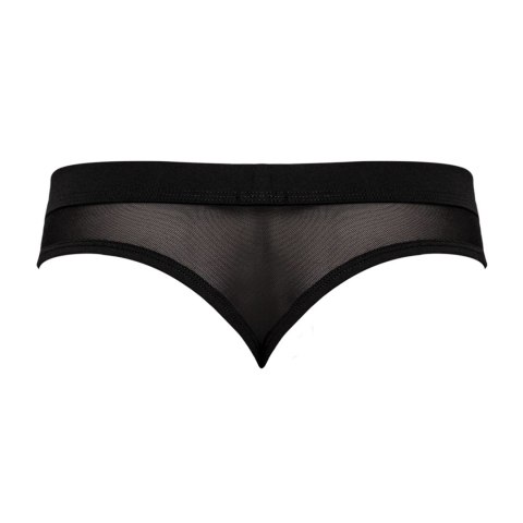 Male Power Hoser LXL - stringi męskie z niskim stanem, logo, czarne