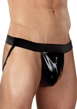 Male Power Jock LXL Modal Rib z otwartym tyłem, czarny
