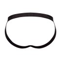 Male Power Jock SM Pride - Stringi z otwartym tyłem, modal, czarne