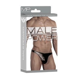 Male Power Liquid Onyx stringi męskie L czarne elastyczne
