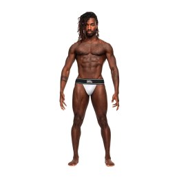 Male Power Modal Rib Jock L/XL - komfortowe stringi z otwartym tyłem