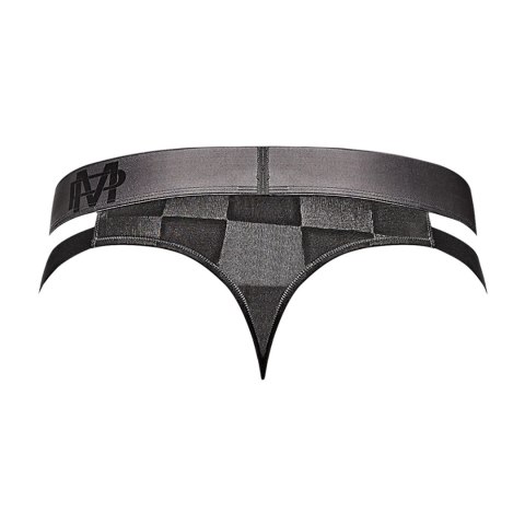 Male Power Stringi LXL Check'd Mate Szachownica z Wycięciami