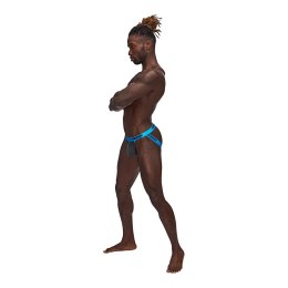 Male Power Uplift Jock L/XL satynowy pas, elastyczne opaski, czarny