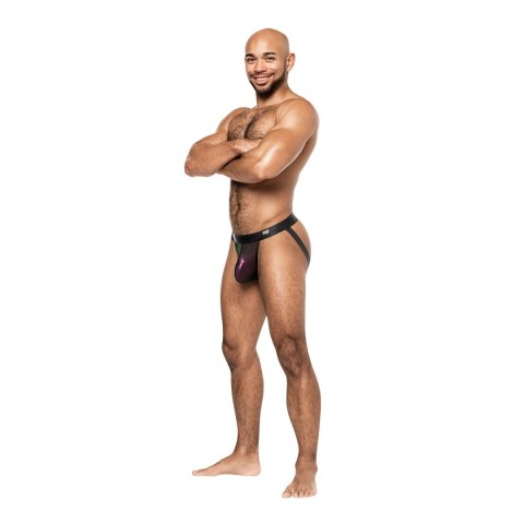 Male Power Uplift Jock L/XL - satynowy pas, komfortowe wykończenie