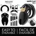 Addicted Toys Locked Obsidian Hold system blokujący Rozmiar S ADDICTED