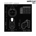 Addicted Toys Locked - system zabezpieczający, 8 cm, 4 rozmiary pierścieni ADDICTED