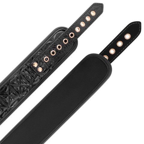 BEGME Black Edition kołnierz z neoprenu z łańcuszkiem i zaciskami, regulowany BEGME