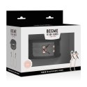BEGME Black Edition kołnierz z neoprenu z łańcuszkiem i zaciskami, regulowany BEGME