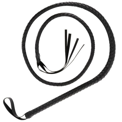 Darkness Bicz Bondage 210 cm Czarny - Wytrzymały Skorzany Model z Uchwytami DARKNESS