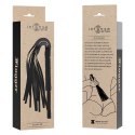 Intense Fetish Flogger Wegański Skorzany Bat z Ergonomicznym Uchwyt INTENSE