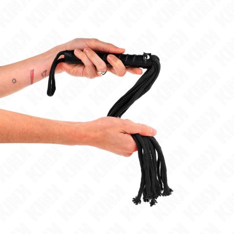 KINK Bat Czarny Linowy 56 cm - Wytrzymały Bat do Zaawansowanej Kontroli KINK