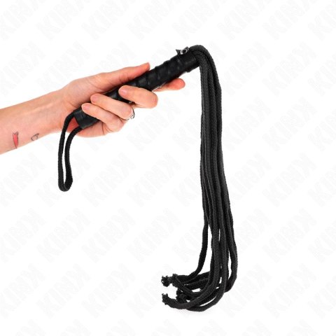 KINK Bat Czarny Linowy 56 cm - Wytrzymały Bat do Zaawansowanej Kontroli KINK