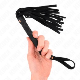 KINK Czarny Mini Bat Do Rąk Zamszowy 30 cm - Elegancki i Poręczny KINK