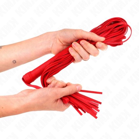KINK Czerwony Bat Miękki PVC 70 cm - Model z Elastycznym Uchem KINK