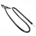 KINK Długi Błyszczący Bat PCV 138 cm - precyzyjny, trwały model KINK