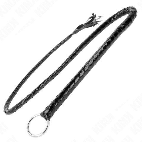 KINK Długi Błyszczący Bat PCV 138 cm - precyzyjny, trwały model KINK
