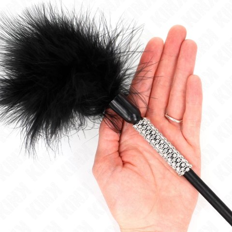 KINK Laskace Piorka z Uchwytem Cyrkotu 50 cm - Eleganckie Akcesorium KINK