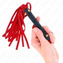 KINK Mini Bat Czerwony Zamszowy 30 cm - Poręczny Bat do Kontroli KINK