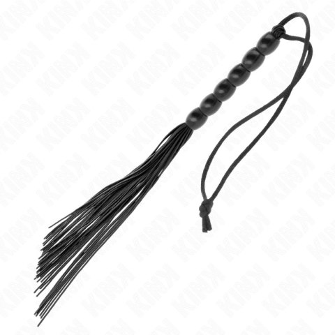 KINK Mini Bat Silikonowy z 6 Czarnymi Koralikami 26 cm KINK