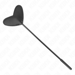KINK Paddle Heart Czarna 33x10 cm - Skorzana Paleta o Anatomicznym Kształcie KINK