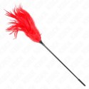 KINK Red Feather Duster 45 cm - Elegancki Model do Delikatnej Stymulacji KINK