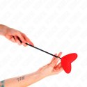 KINK Serce Paddle 33x10 cm Czerwona Skorzana Paleta Anatomiczna KINK