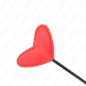 KINK Serce Paddle 33x10 cm Czerwona Skorzana Paleta Anatomiczna KINK
