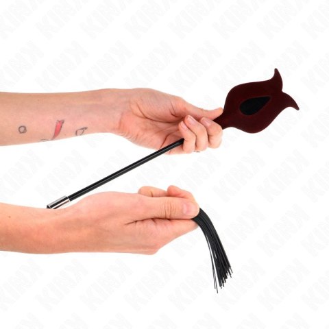 KINK Silikonowy Bicz Roża 45 cm - stylowy akcent, trwały materiał KINK