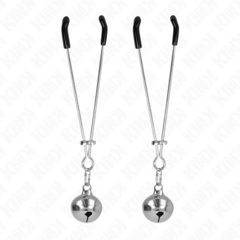 KINK Zaciski Precyzyjne na Sutki Srebrne 7 cm - Regulowane, Metalowe KINK