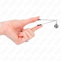 KINK Zaciski Precyzyjne na Sutki Srebrne 7 cm - Regulowane, Metalowe KINK