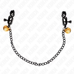 KINK Zaciski płaskie z dzwoneczkiem, srebrny 30 cm, metalowy 8435565946562 KINK