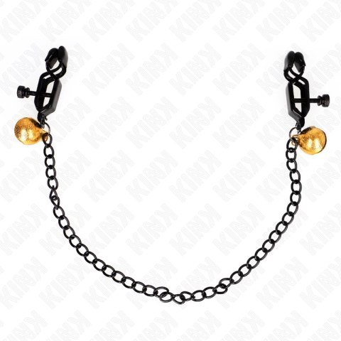 KINK Zaciski płaskie z dzwoneczkiem, srebrny 30 cm, metalowy 8435565946562 KINK