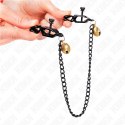 KINK Zaciski płaskie z dzwoneczkiem, srebrny 30 cm, metalowy 8435565946562 KINK