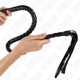 Kink Bicz Wężowy 65 cm z Czarnym Pierścieniem - Skorzany Model Premium KINK