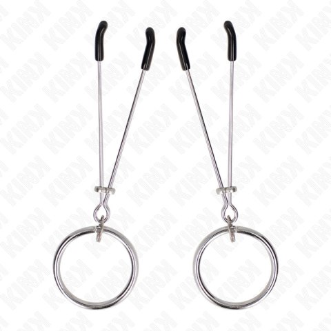 Kink Zaciski na sutki z O-ringiem 7 cm - metalowe, regulowane KINK