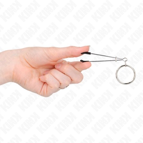 Kink Zaciski na sutki z O-ringiem 7 cm - metalowe, regulowane KINK