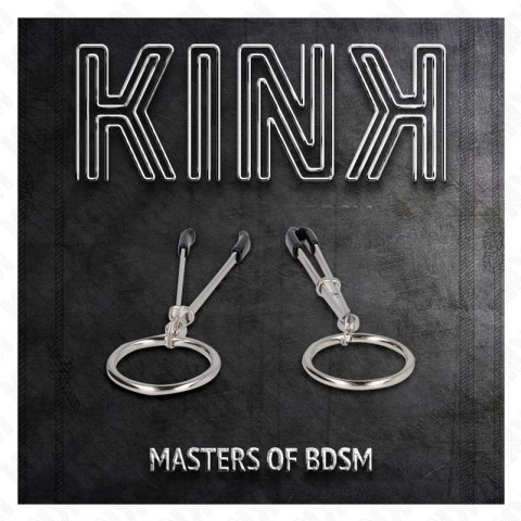 Kink Zaciski na sutki z O-ringiem 7 cm - metalowe, regulowane KINK