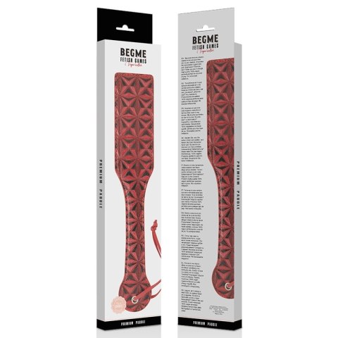 Begme Red Edition - Łopata z wysokiej jakości skory wegańskiej BEGME