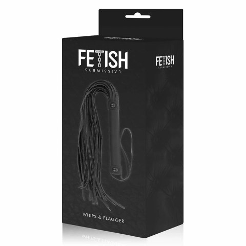 Fetish Submissive Bat Skorzany Wegański 28cm Czarny FETISH SUBMISSIVE