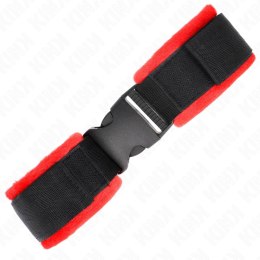 KINK Czarny Nylonowy Pasek na Nadgarstki Model 1 z Regulacją 25-35cm KINK