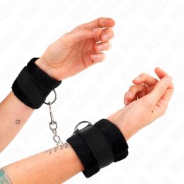 KINK Futro do mankietow czarne 30x7 cm - komfort i styl dla początkujących KINK