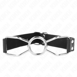 KINK Klejn Pajak S - anatomiczny gag silikonowy 3 cm, czarny KINK