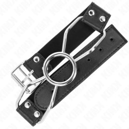 KINK Klejn Pajak S - anatomiczny gag silikonowy 3 cm, czarny KINK