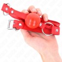 KINK Kula TPE 4 cm z zamkiem, pasek 60x2 cm, kolor czerwony KINK