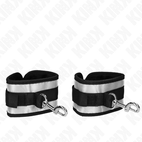 KINK Neoprenowe mankiety na nadgarstki szare 23x5 cm - komfort i wytrzymałość KINK