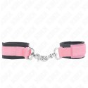 KINK Neoprenowe opaski na nadgarstki rożowe z regulacją 22-34 cm KINK